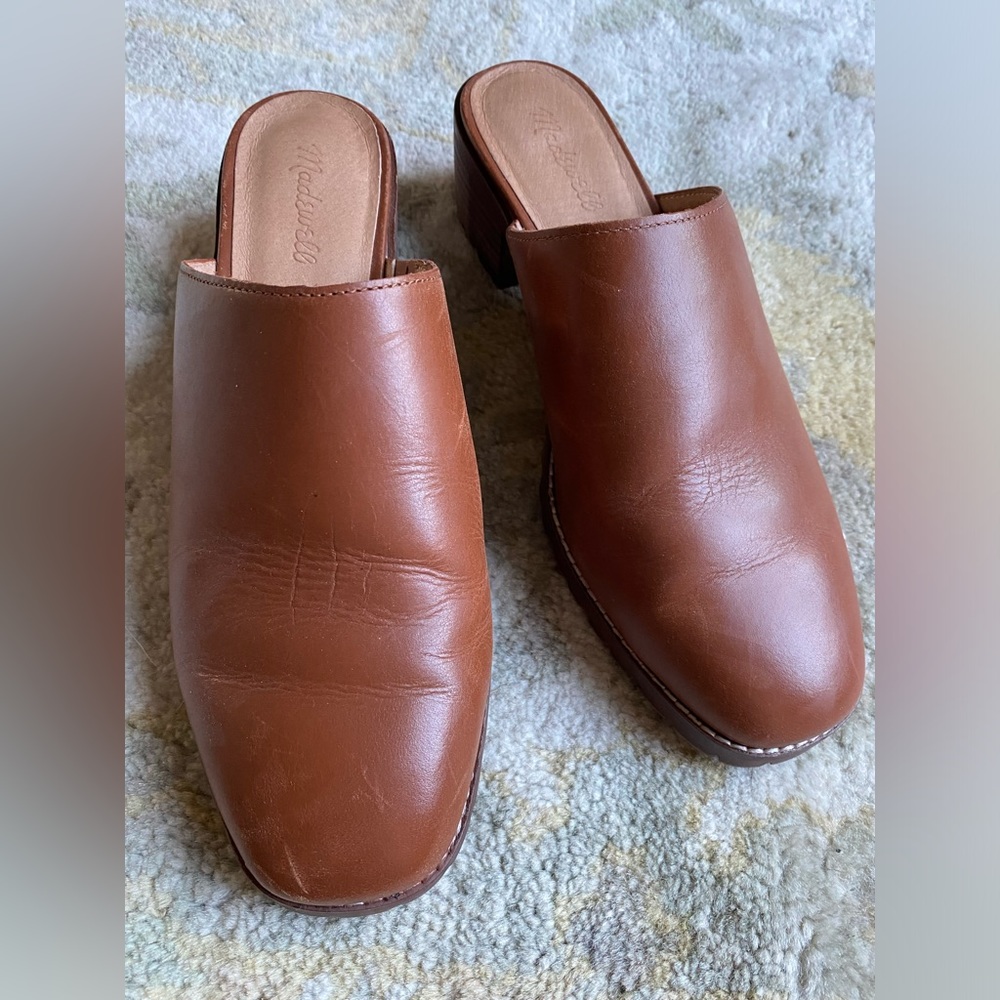 Madewell brown leather mules - Picture 2 of 6